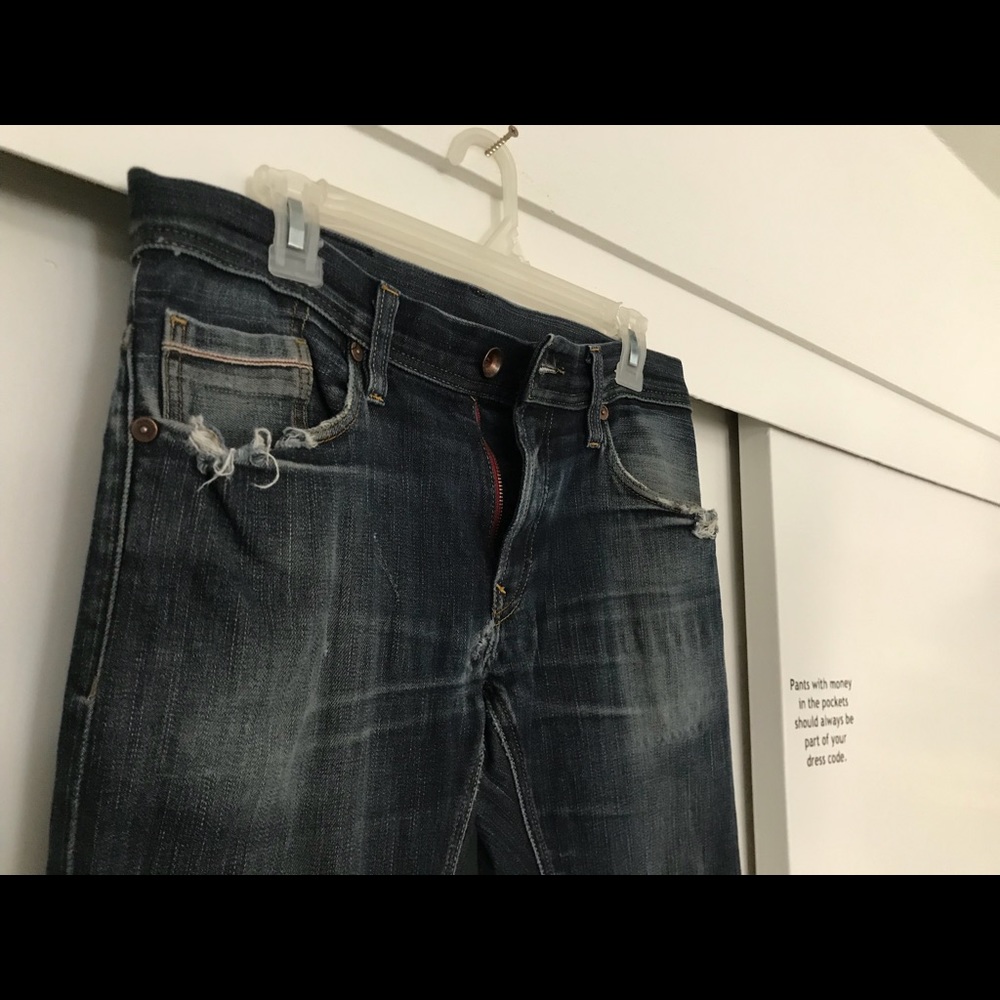 People for peace 31/34 selvage jeans. Worn in.